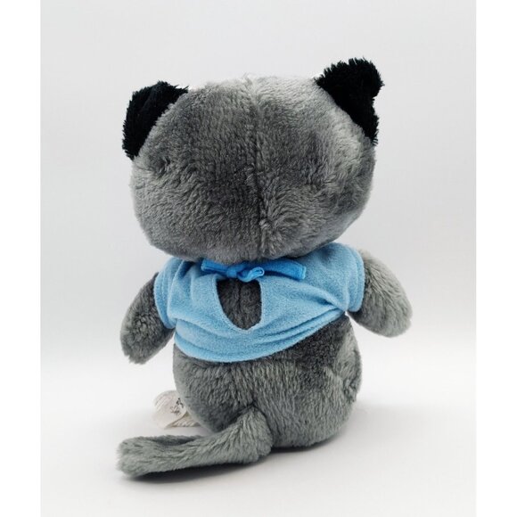 Melody Toys Vintage Raccoon Plush "I Miss You" Stuffed Animal Toy 10" - Picture 3 of 4